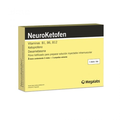 NEUROKETOFEN 3 AMPOLLAS