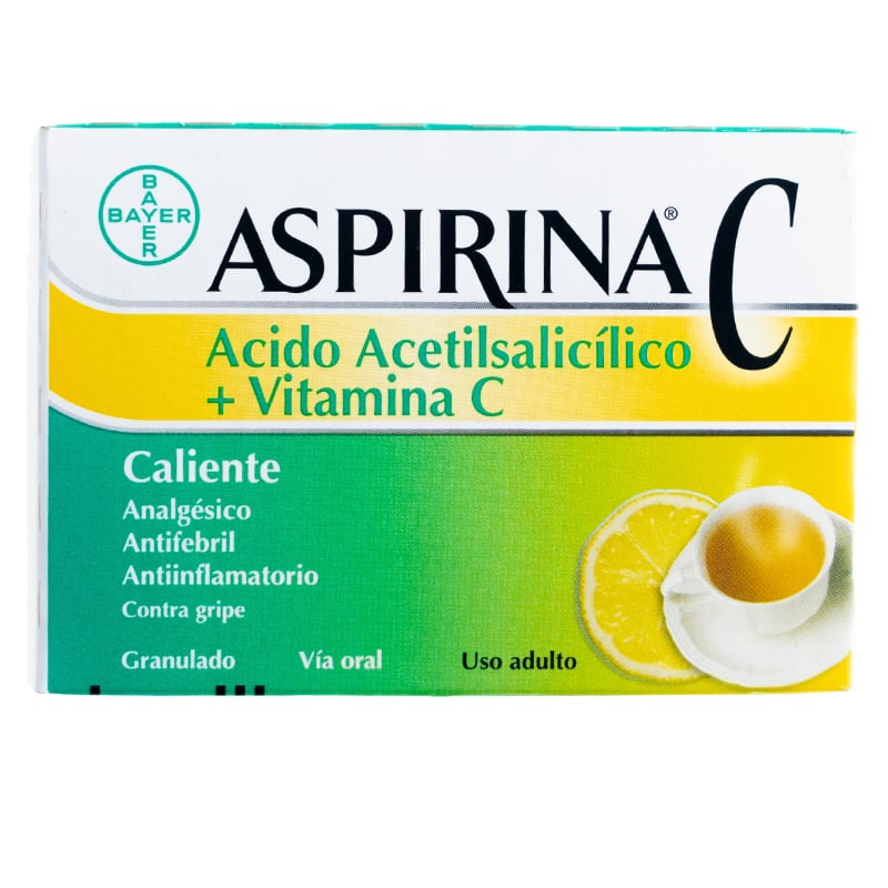 Aspirina C Caliente 12 Sobres