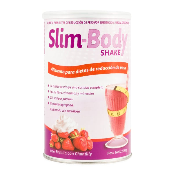 SLIM BODY SHAKE FRUTILLA 500 G