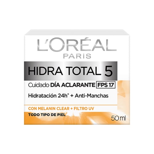 Crema Facial L'oréal Paris Dermo Expertise Hidra Total 5 Antimanchas 50 Ml