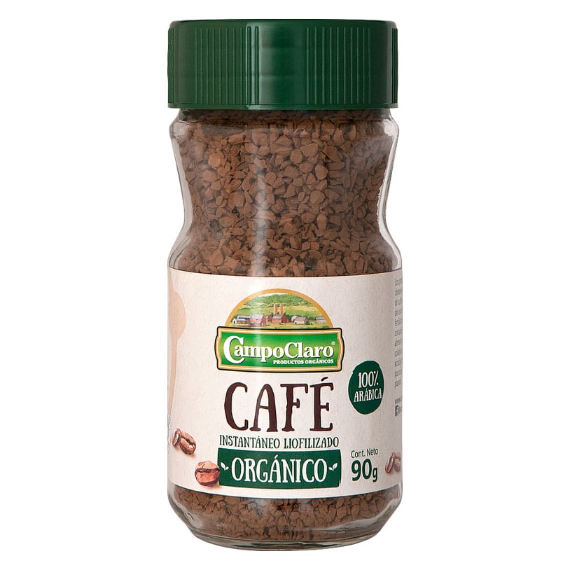 Café Orgánico Campoclaro Instantáneo 90 G