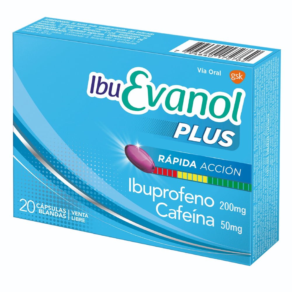 Ibuevanol Plus 20 Cápsulas