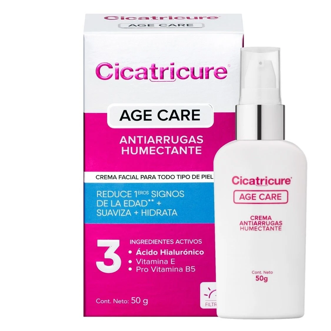 Crema Facial Cicatricure Age Care Humectante 50 Ml