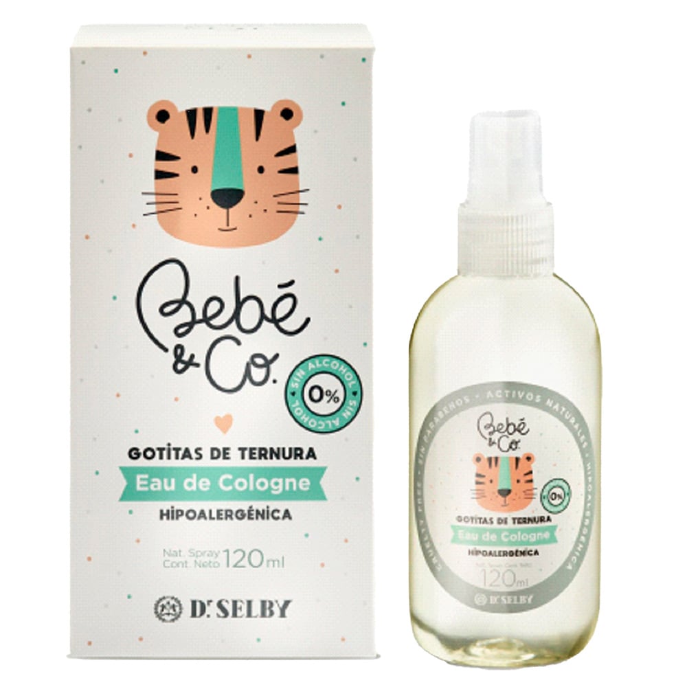 Colonia Bebé & Co Gotitas De Ternura 120 Ml