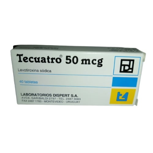 Tecuatro 50 Mcg 40 Tabletas