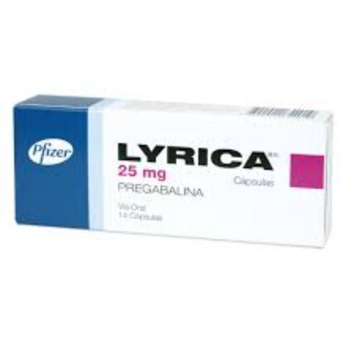 Lyrica 25 Mg 14 Cápsulas