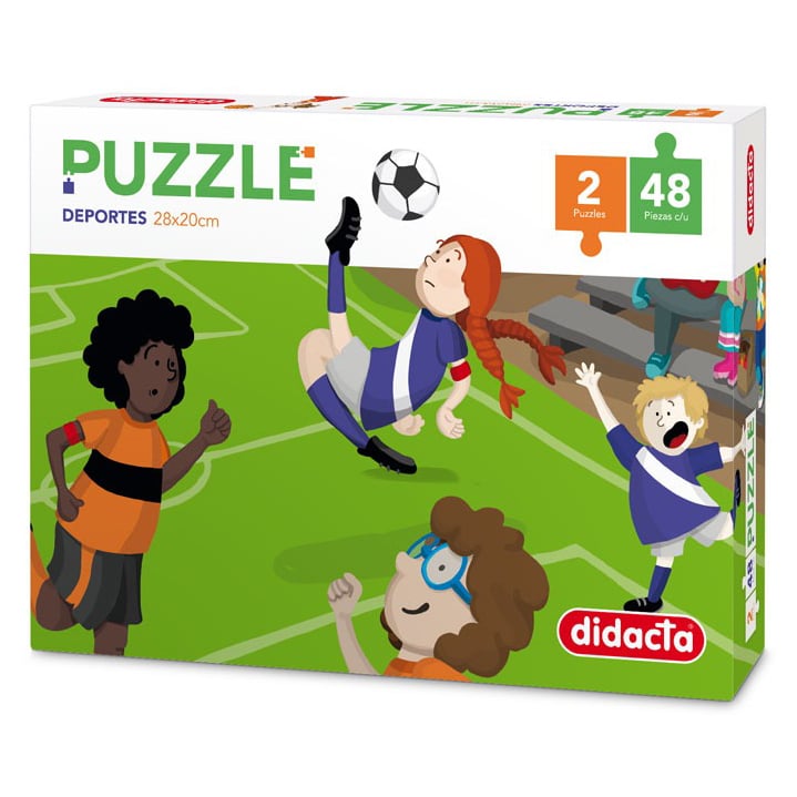 Puzzles De Deportes 48 Piezas 2 Unidades