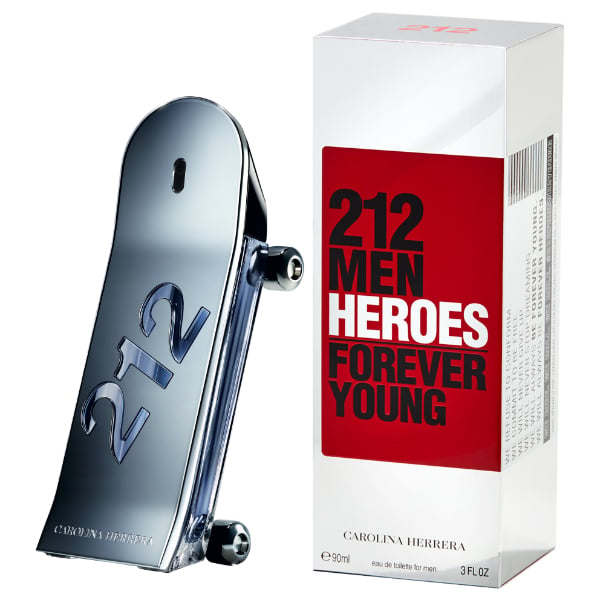 Perfume Carolina Herrera 212 Heroes Man Edt 90 Ml