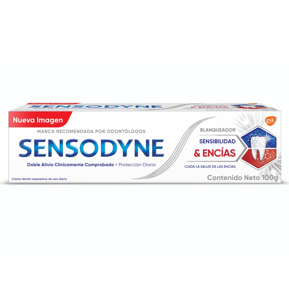 Pasta De Dientes Sensodyne Sensibilidad Y Encías 100 G