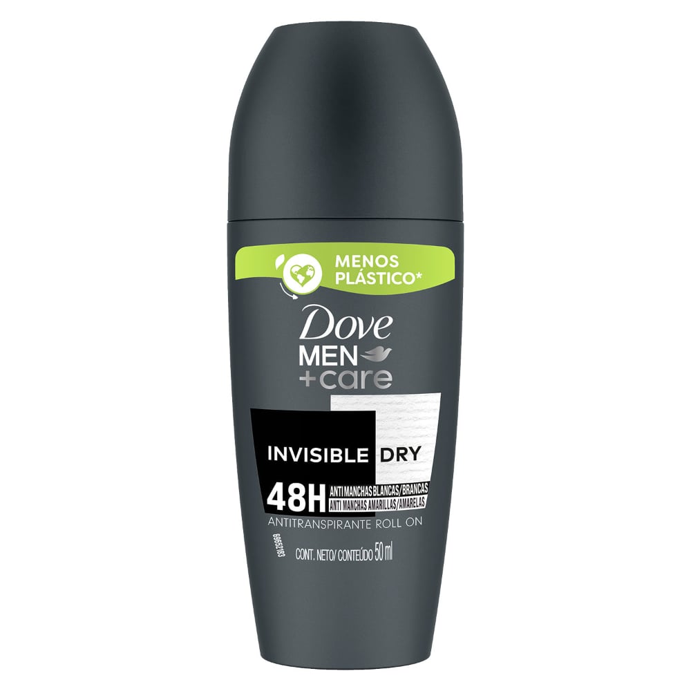 Antitranspirante En Roll On Dove Men Invisible Dry 50 Ml