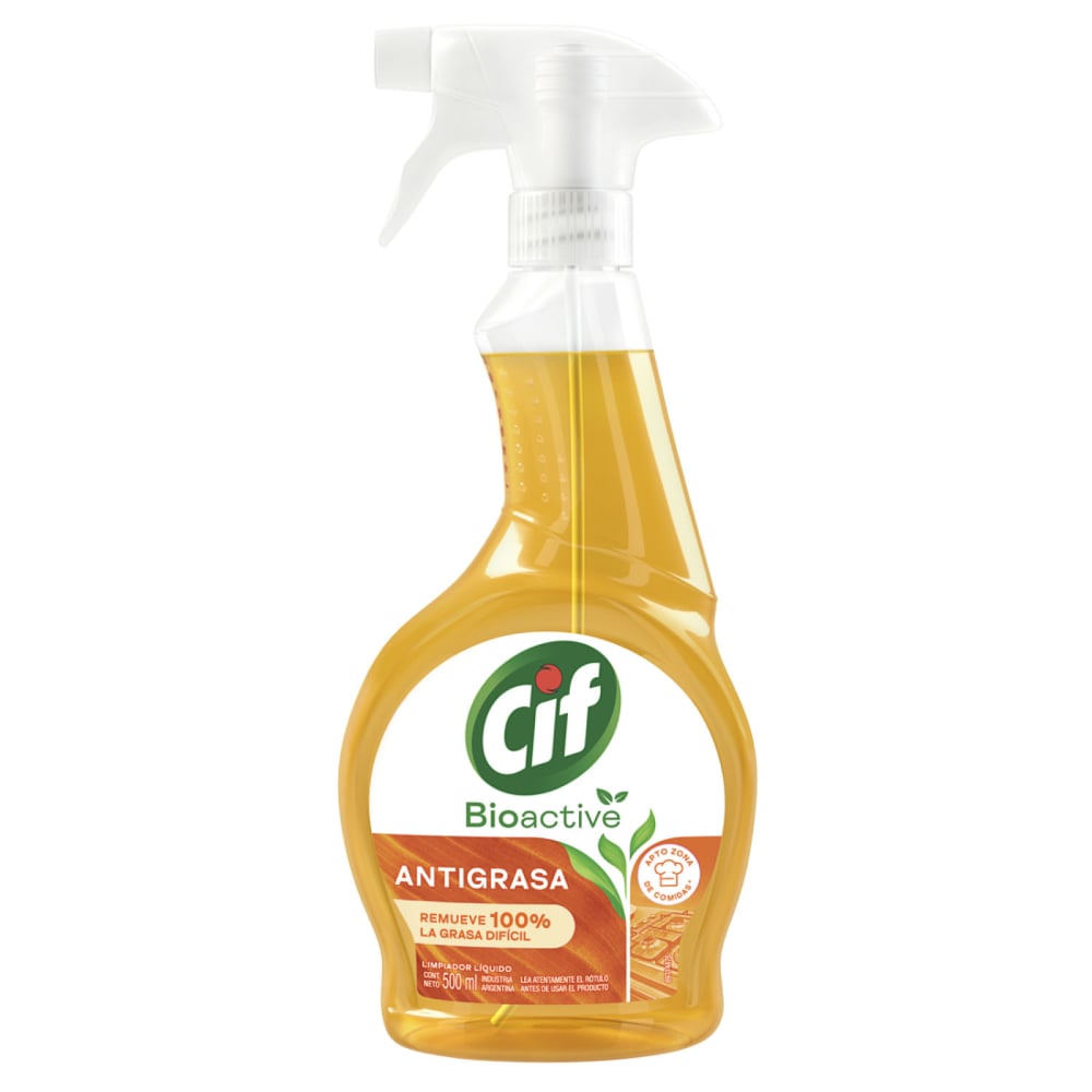 Limpiador Cif Antigrasa Bioactive 500 Ml