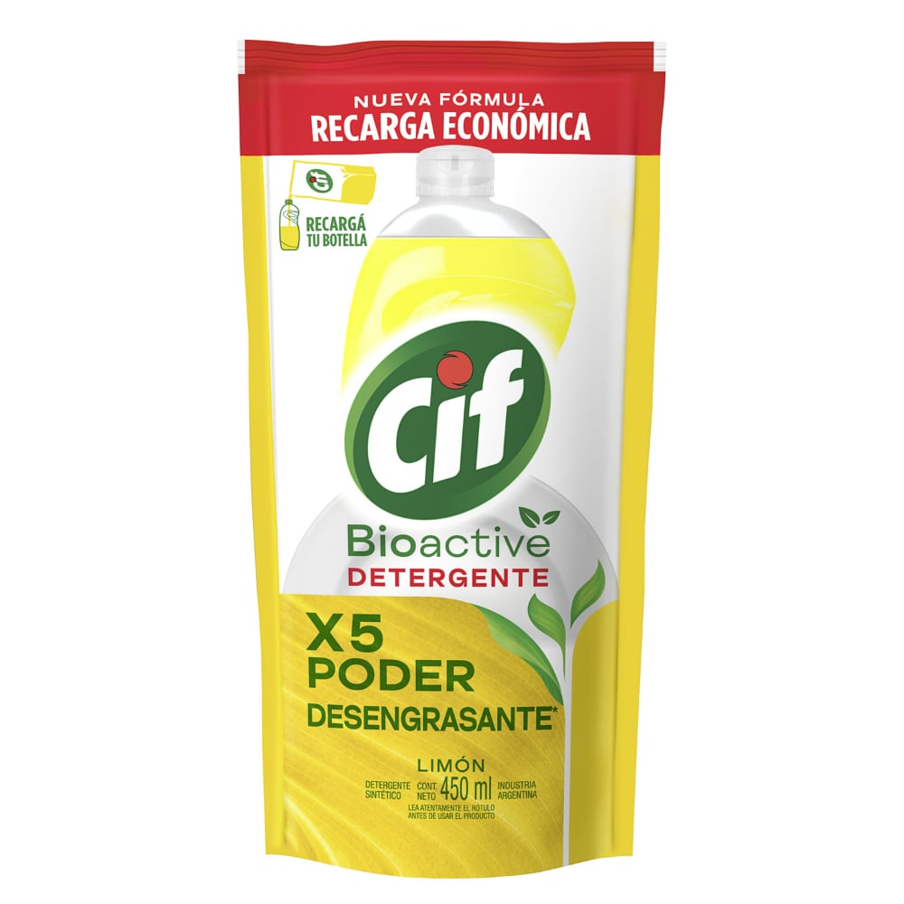 Detergente Cif Bioactive Limon 450 ml