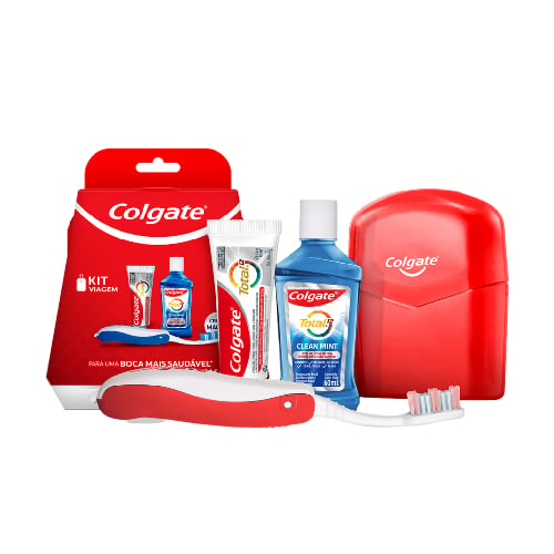 Kit Colgate Pasta De Dientes 30 G + Enjuague Bucal 60 Ml + Cepillo