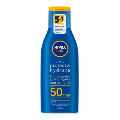 Protector Solar Nivea Sun Protect & Hydrate Fps50 125 Ml