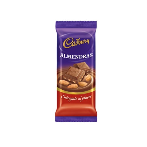 Tableta De Chocolate Cadbury Almendras 72 G