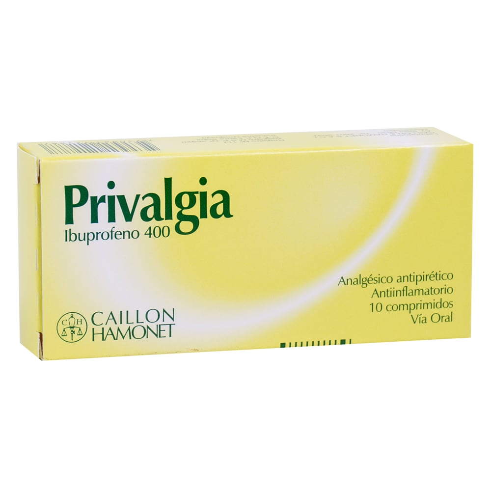 Privalgia 400 Mg 10 Comprimidos