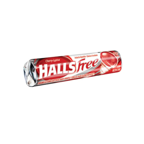 Pastillas Halls Free Cherry Lyptus