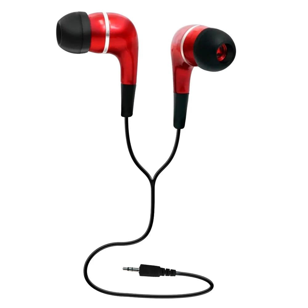 Auriculares Con Cable 525 Argom Rojo