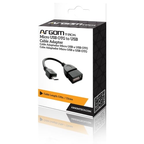 Cable Argom Micro Usb A Usb Hembra