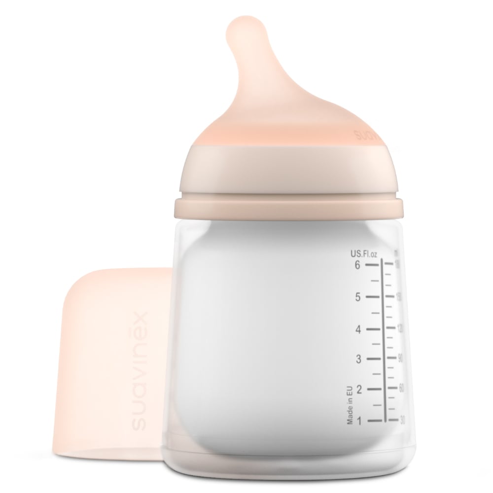 Mamadera Suavinex Zero Zero Silicona +0 Meses 180 Ml