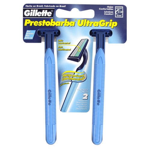 Afeitadora Desechable Gillette Prestobarba2 Ultragrip 2 Unidades