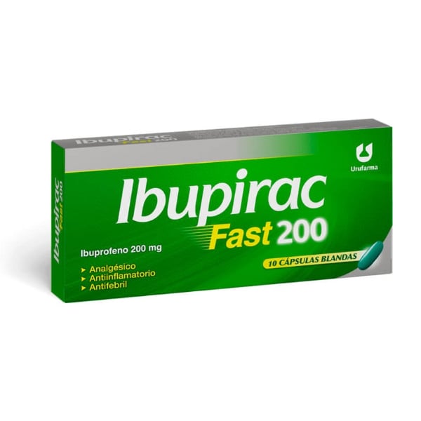 IBUPIRAC FAST 200 MG 10 CÁPSULAS