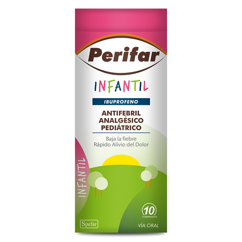 PERIFAR INFANTIL 100 MG 10 COMPRIMIDOS