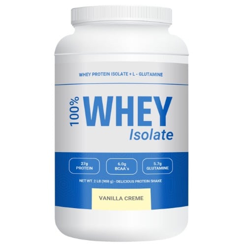 Suplemento Platinum 100% Whey Isolate Vainilla 930 G