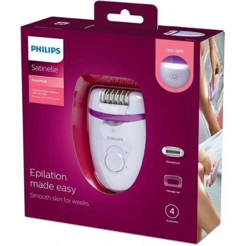 Depiladora Eléctrica Philips Satinelle Essential Bre275/00