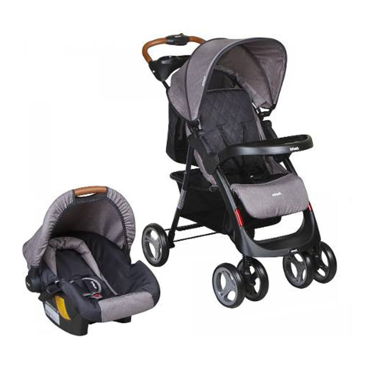 Coche Infanti Travel System Pompeya Gris