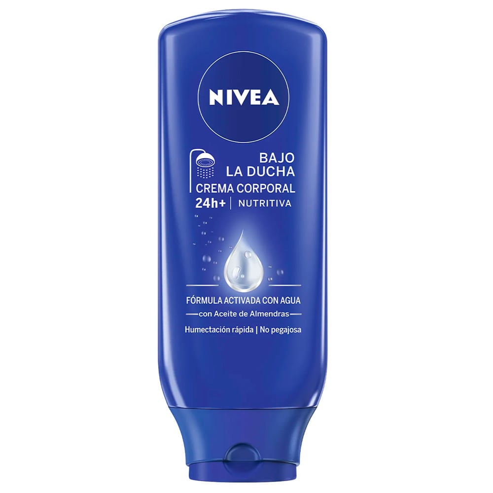 Crema Corporal Nivea Bajo La Ducha Nutritiva 250 Ml