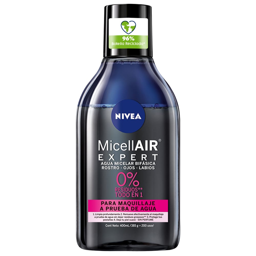 Agua Micellar Nivea Bifásica Expert 400 Ml