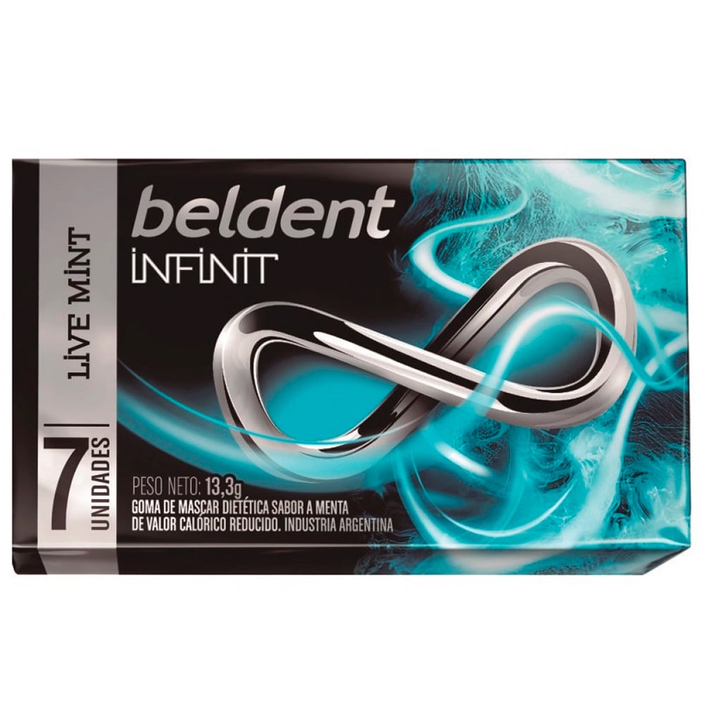 Chicle Beldent Infinit Spearmint 7 Unidades