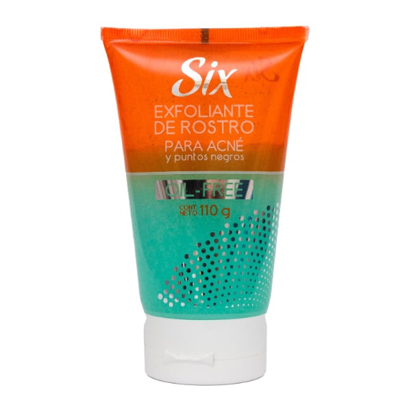 EXFOLIANTE SIX ROSTRO PUNTOS NEGROS 110 GRS.