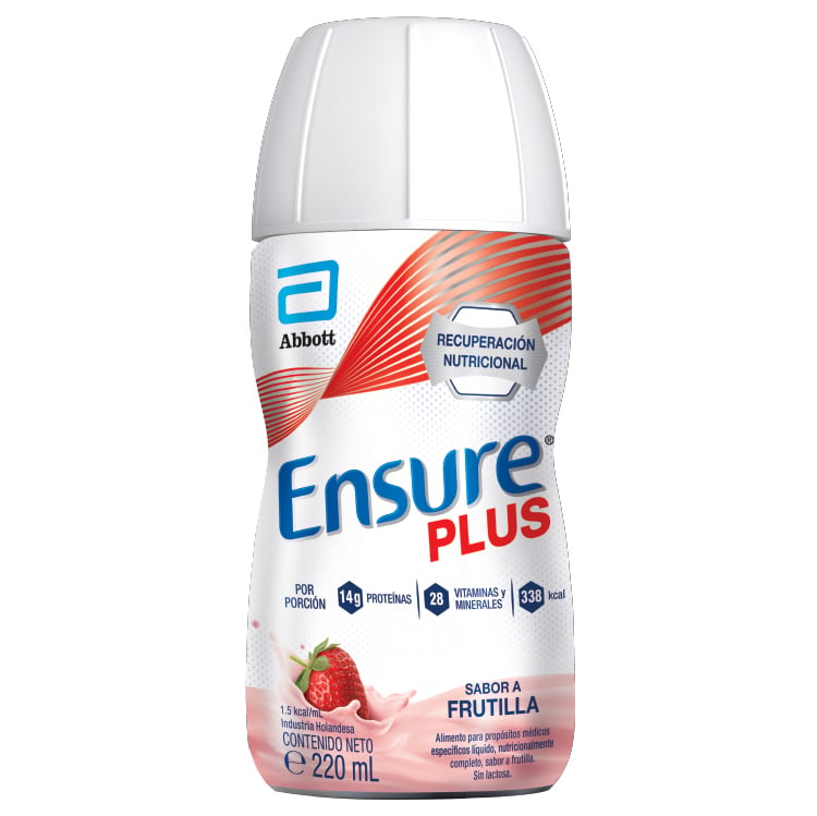 Complemento Ensure Plus Frutilla 220 Ml