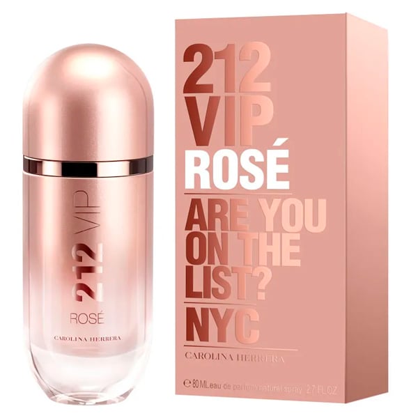 Perfume Carolina Herrera 212 Vip Rosé Woman Edp 80 Ml