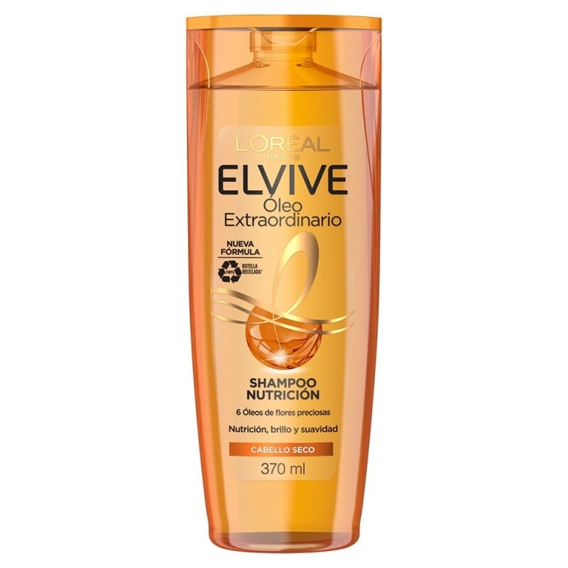 Shampoo Elvive óleo Extraordinario Nutrición 400 Ml