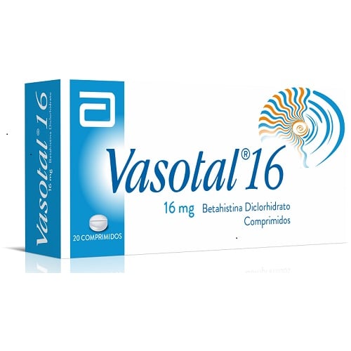 Vasotal 16 Mg 20 Comprimidos