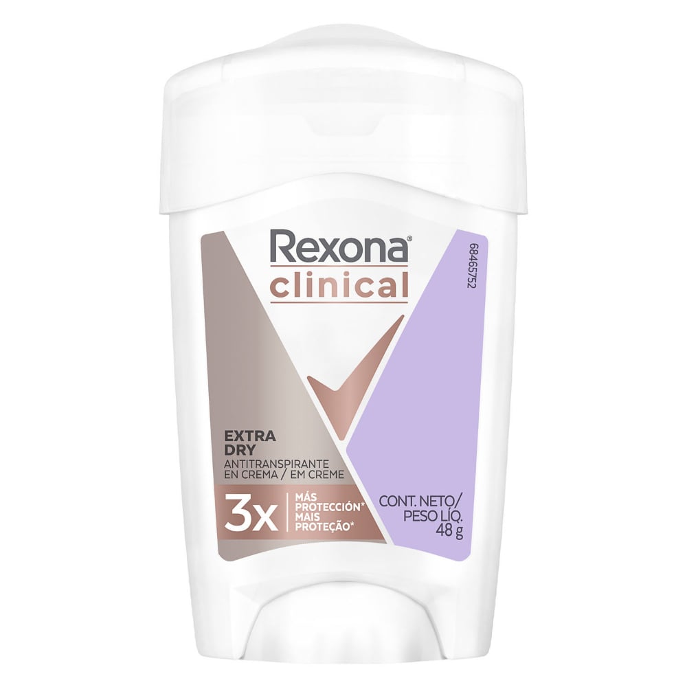 ANTITRANSPIRANTE REXONA CLINICAL FEMENINO EXTRA DRY 48G