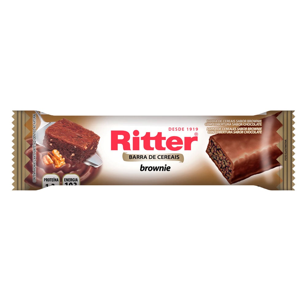 Barra De Cereales Ritter Brownie 20 G