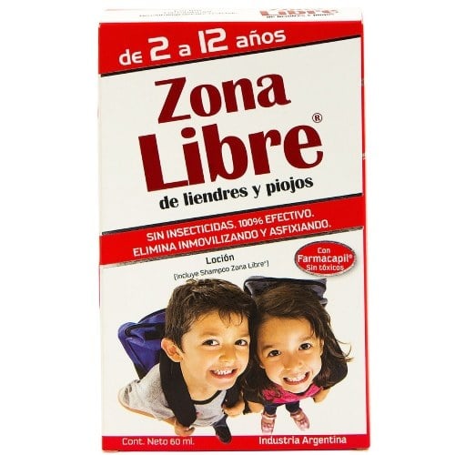 Loción Y Shampoo Zona Libre 60 Ml