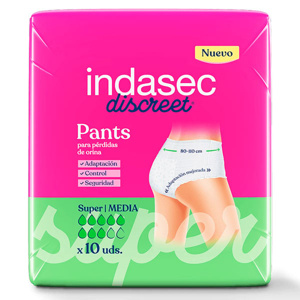 Pants Para Adultos Indasec Super Talle L 10 Unidades