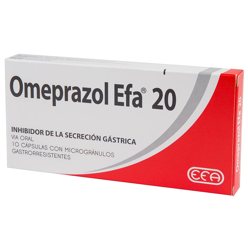 Omeprazol Efa 20 Mg 10 Cápsulas