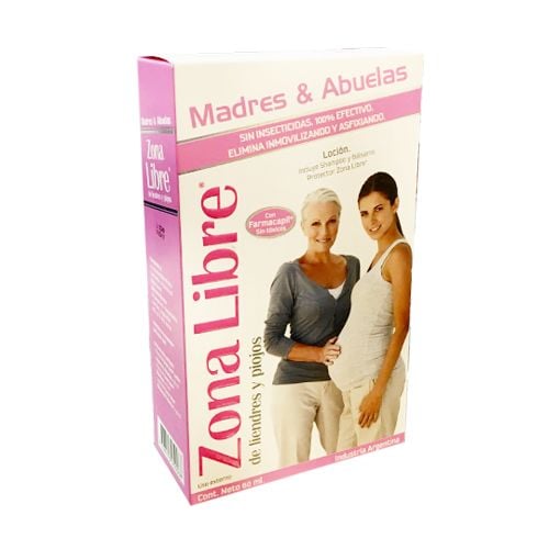 Loción Zona Libre Madres & Abuelas 60 Ml