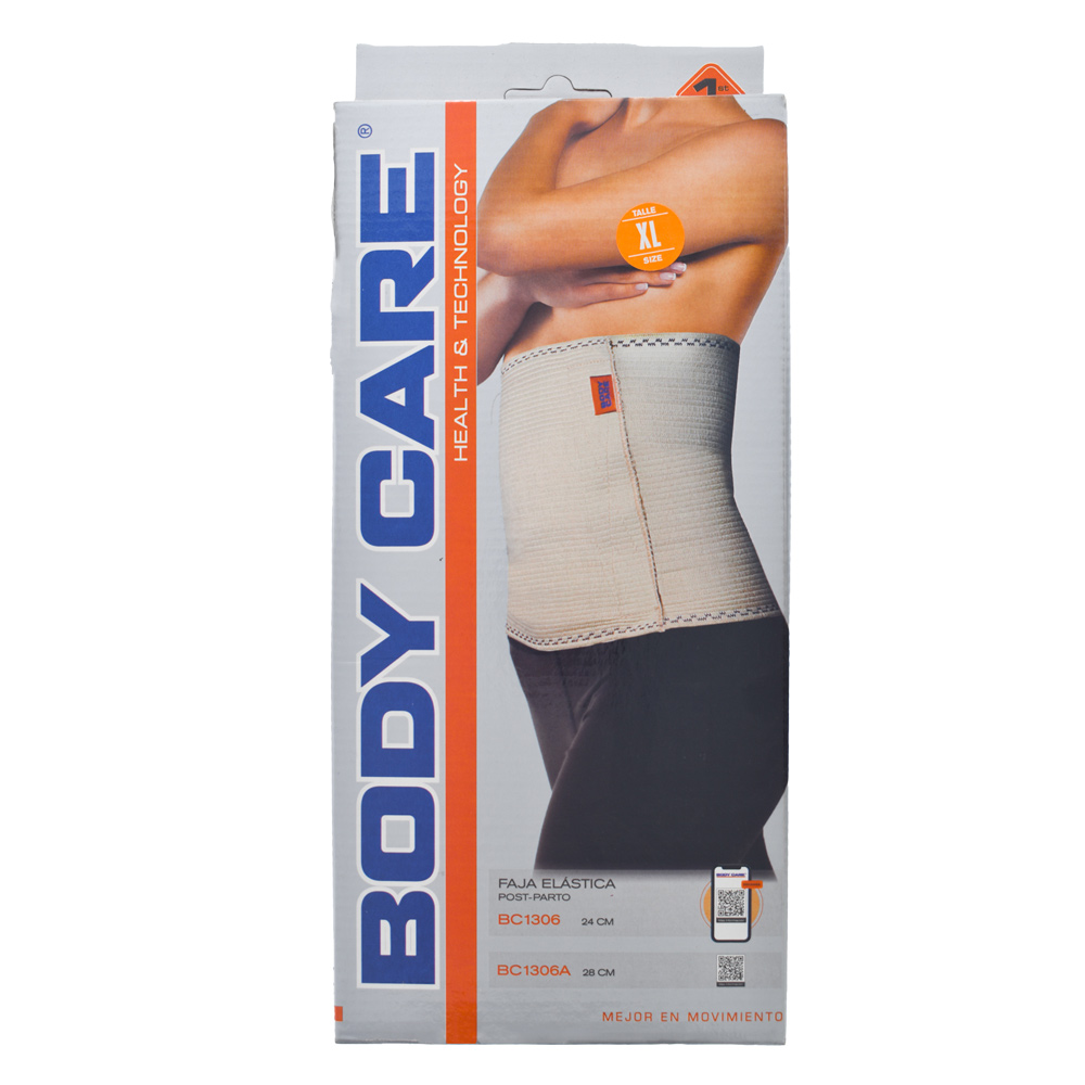 Faja Body Care Elástica Post-parto 28cm Xl