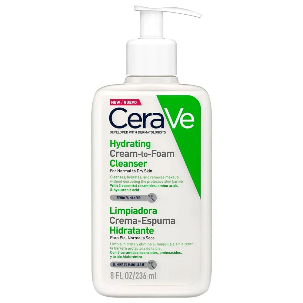 Crema Limpiadora Cerave Espuma Hidratante 236 Ml