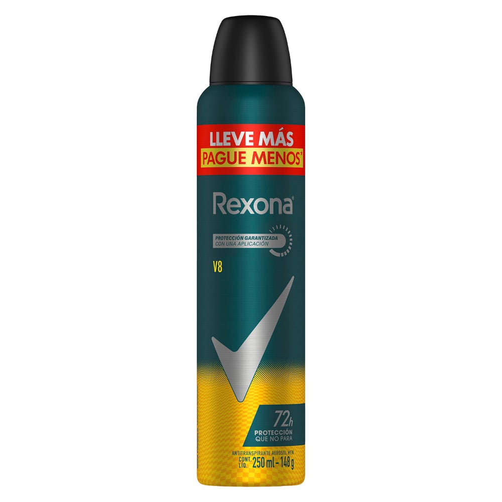 Antitranspirante En Aerosol Rexona Men V8 250 Ml