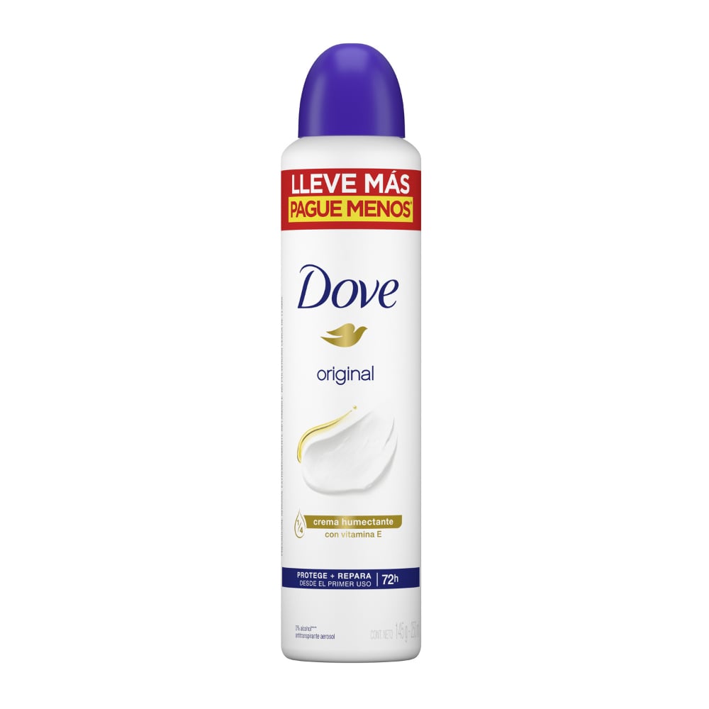 Antitranspirante En Aerosol Dove Original 250 Ml