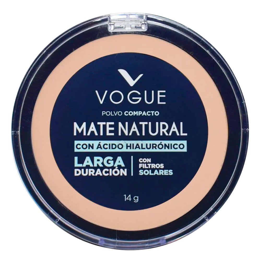 Polvo Compacto Vogue Mate Natural 14 G