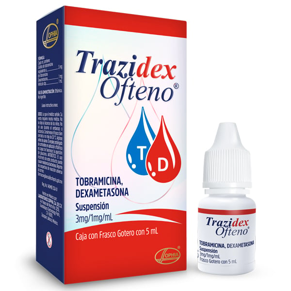 Trazidex Ofteno Oftálmico 5 Ml